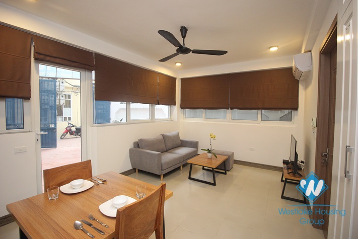 Brand new and nice one bedroom apartment on the ground floor for rent